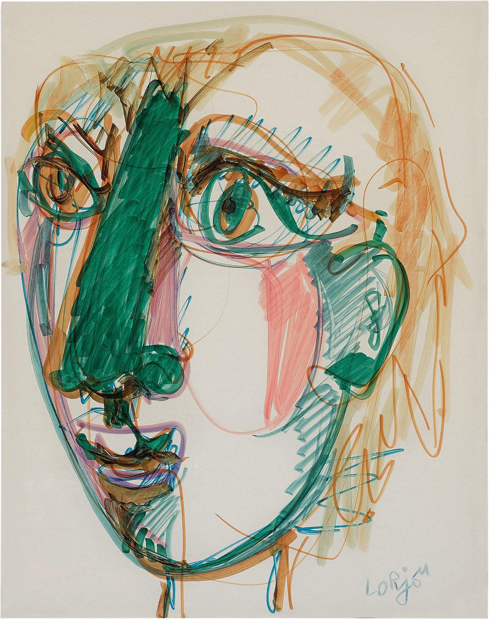 Bernard Lorjou - Portrait D\'Homme