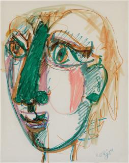 Bernard Lorjou - Portrait D\'Homme