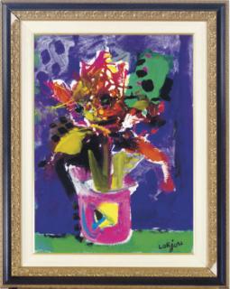 Bernard Lorjou - Still life of a potted plant