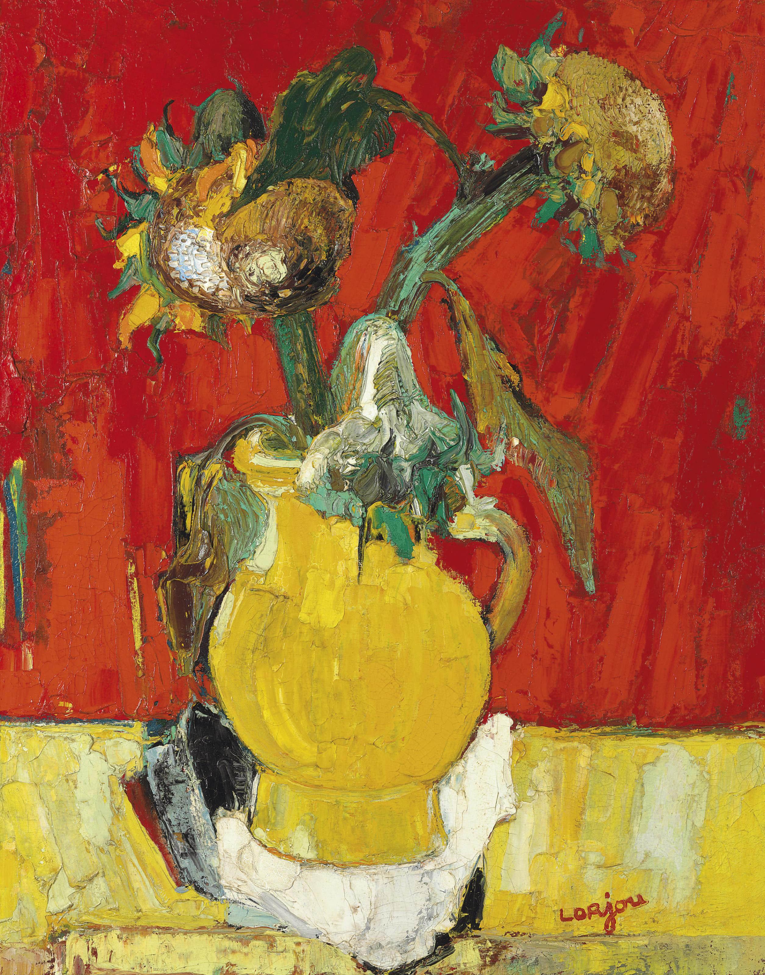 Bernard Lorjou - Tournesols