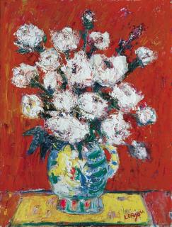 Bernard Lorjou - Vase De Fleurs