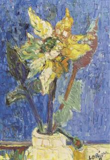 Bernard Lorjou - Vase de fleurs