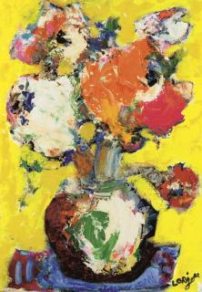 Bernard Lorjou - Vase de fleurs