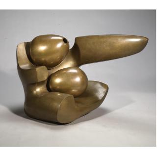 Bernard Meadows - Pointing Figure With Child