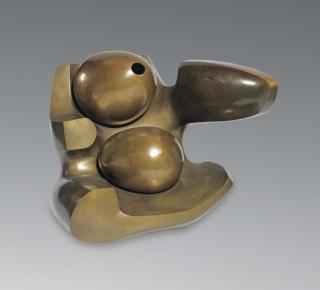 Bernard Meadows - Pointing Figure With Child