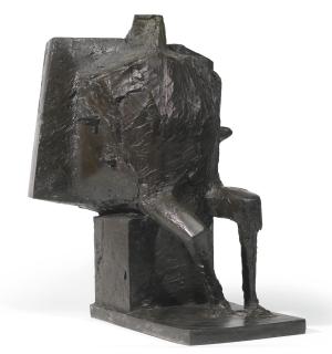 Bernard Meadows - Seated Armed Figure: Personnage Très Important