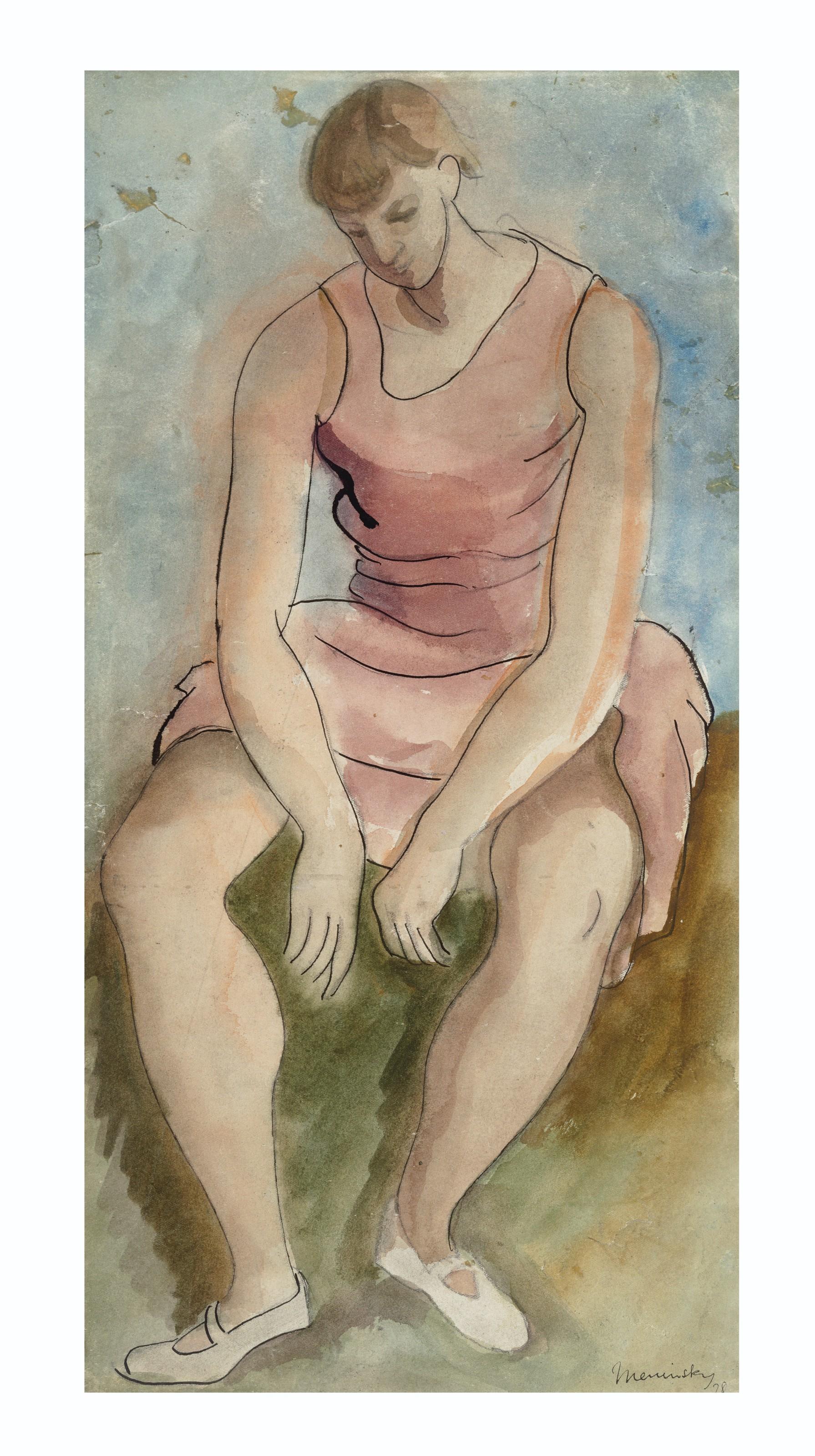 Bernard Meninsky - Ballerina