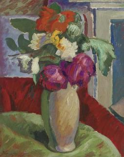 Bernard Meninsky - Flower Piece