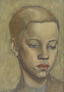 Bernard Meninsky - Head Of A Boy
