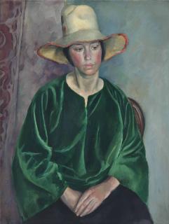 Bernard Meninsky - Portrait Of A Woman