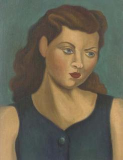 Bernard Meninsky - Portrait of a woman