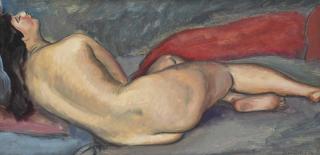 Bernard Meninsky - Reclining Nude