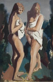 Bernard Meninsky - The Bathers