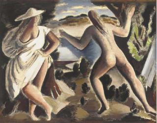 Bernard Meninsky - The Bathers