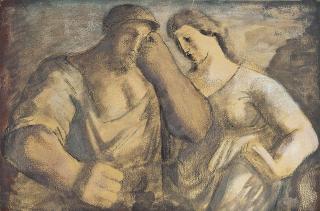 Bernard Meninsky - The Meeting