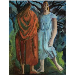 Bernard Meninsky - Two Women