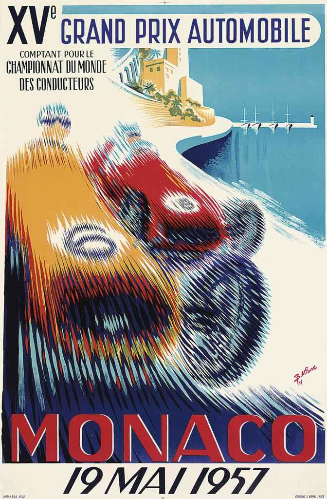 Bernard Minne - Xve Grand Prix Automobile, Monaco 1957