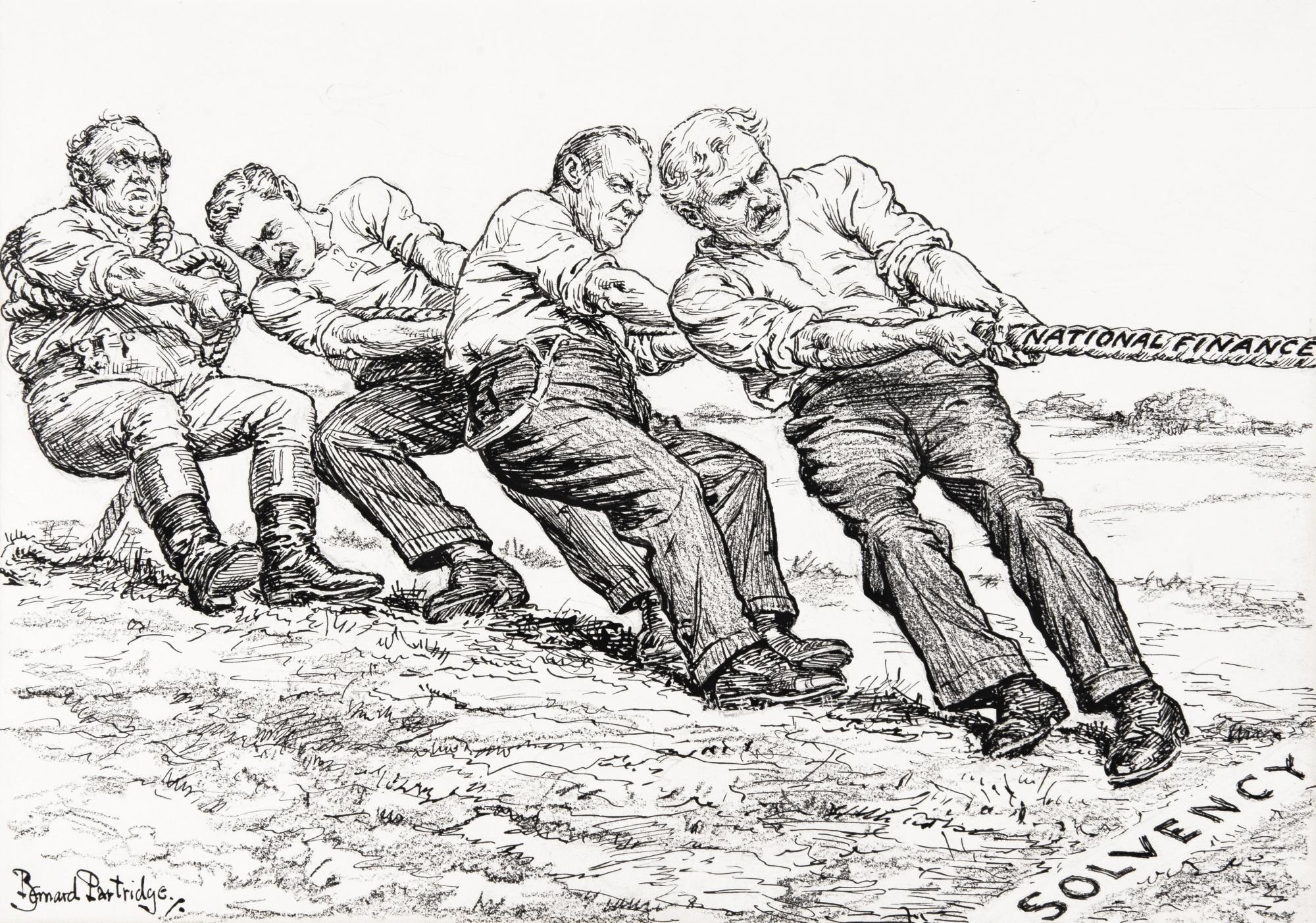 Bernard Partridge - – And A Pull All Together, Or So Mr Punch Continues To Hope