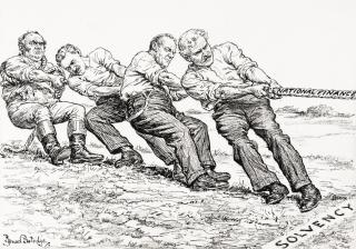 Bernard Partridge - – And A Pull All Together, Or So Mr Punch Continues To Hope