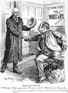 Bernard Partridge - ‘The Jeune Ex-Premier’ (‘The Manager: “Hearty Congratulations On The Way You Played The \'Statesman\' On Your American Tour. I Hope I May Count On You To Take A Similar Part In The New Drama We\'Re Contemplating Just Now.”)