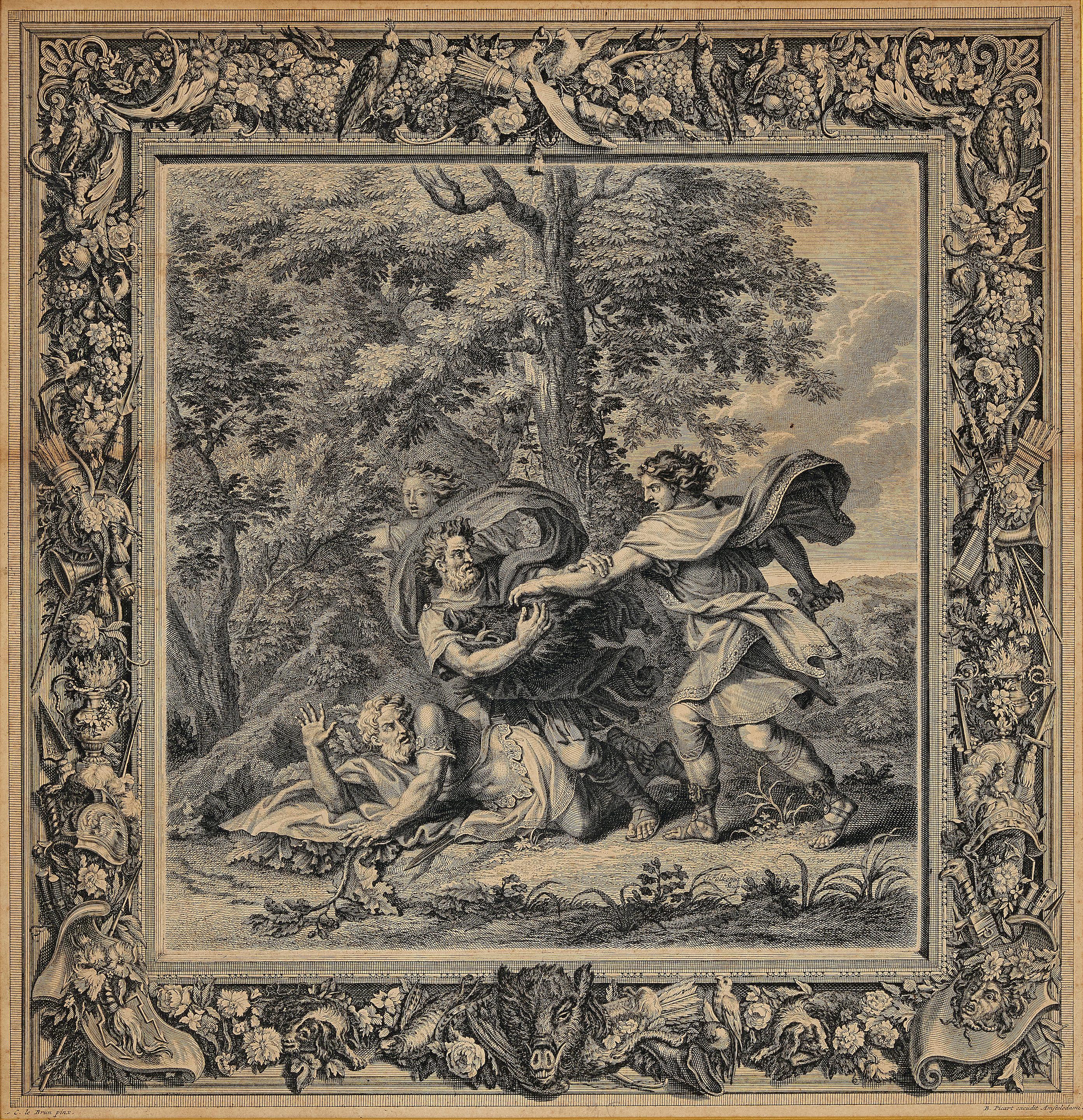 Bernard Picart - (Meleager with the Head of the Boar)