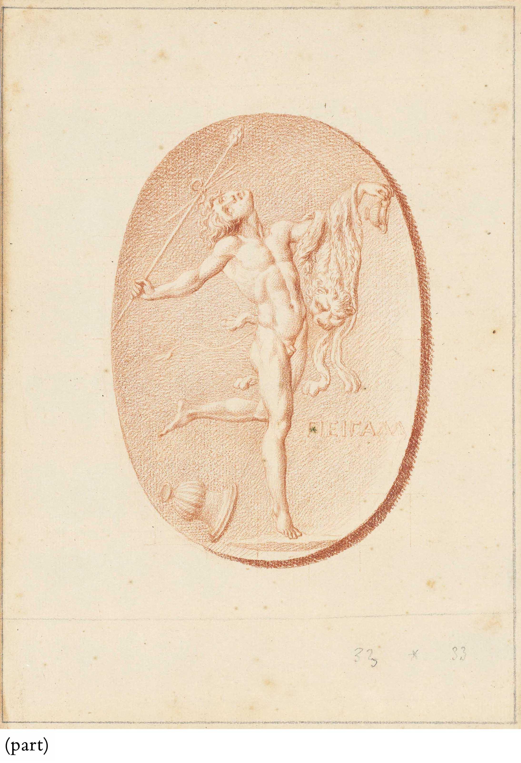 Bernard Picart - Six cameos with mythological and classical subjects