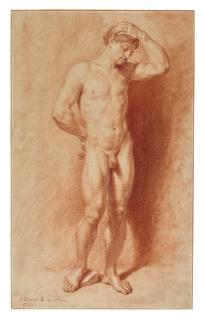 Bernard Picart - Study of a nude male