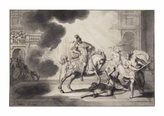 Bernard Picart - The Expulsion of Heliodorus from the Temple