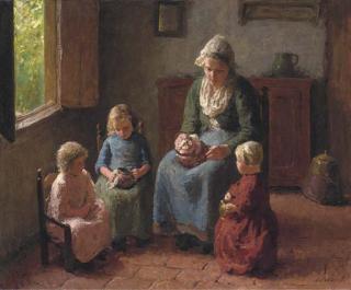 Bernard Pothast - Helping mother