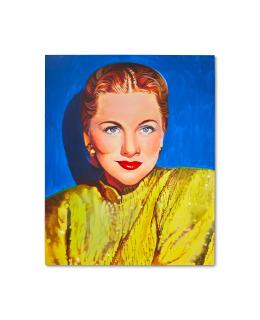 Bernard Rancillac - Cinémonde 7, Joan Fontaine