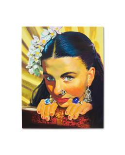 Bernard Rancillac - Cinémonde N° 10, Le Narcisse noir, Jean Simmons