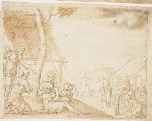 Bernard Salomo - The Midwives sparing the Lives of the Male Infants (Ex. 1)