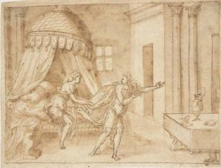 Bernard Salomon - Joseph and Potiphar\'s Wife (Gen. 39)