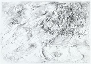 Bernard Schultze - 6 Bll.: Franziskus 1-6