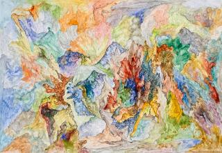 Bernard Schultze - »der Sommer wirft sein Netz aus«