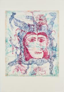 Bernard Schultze - Hommage à Picasso.