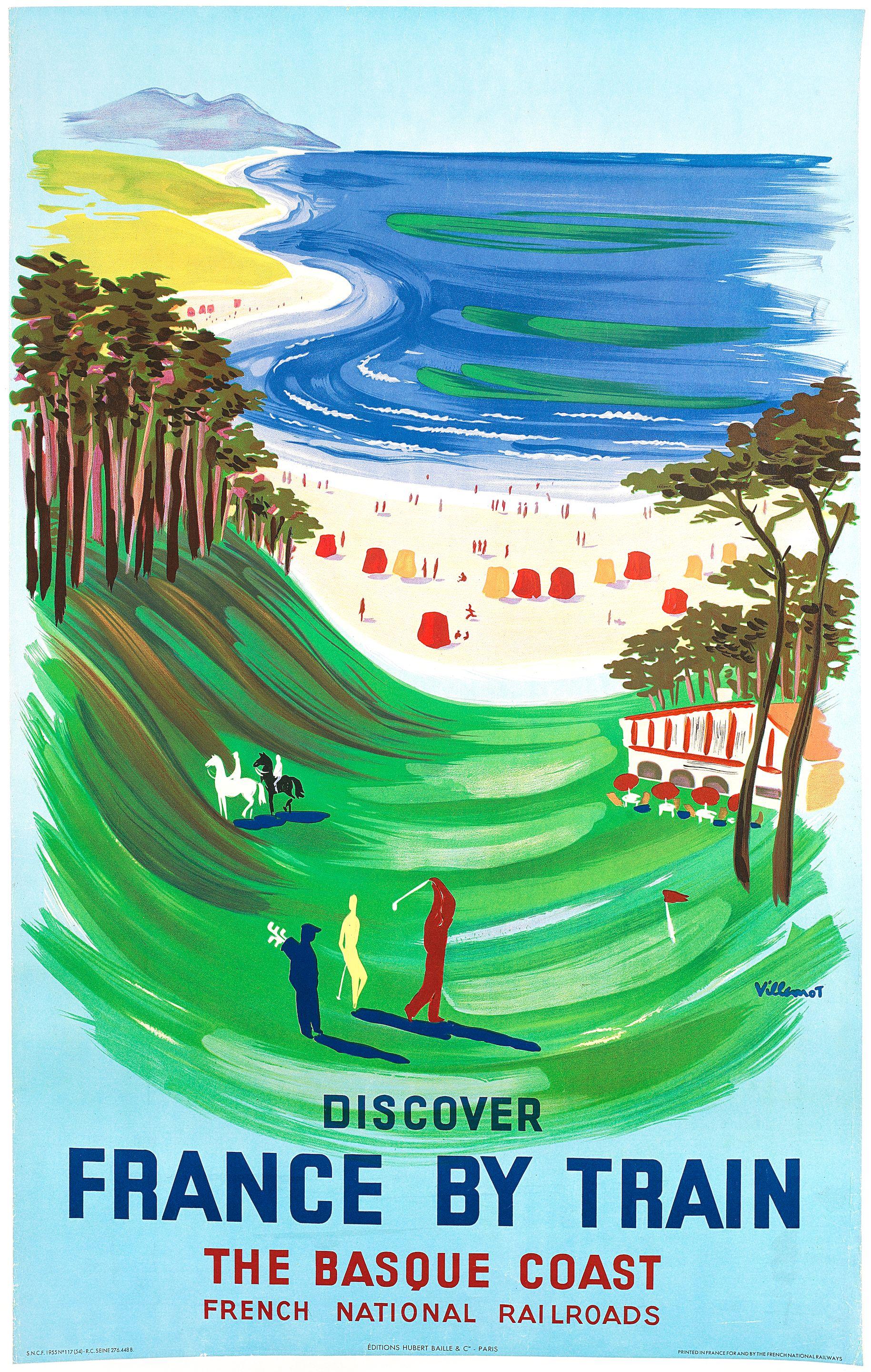 Bernard Villemot - Discover France By Train