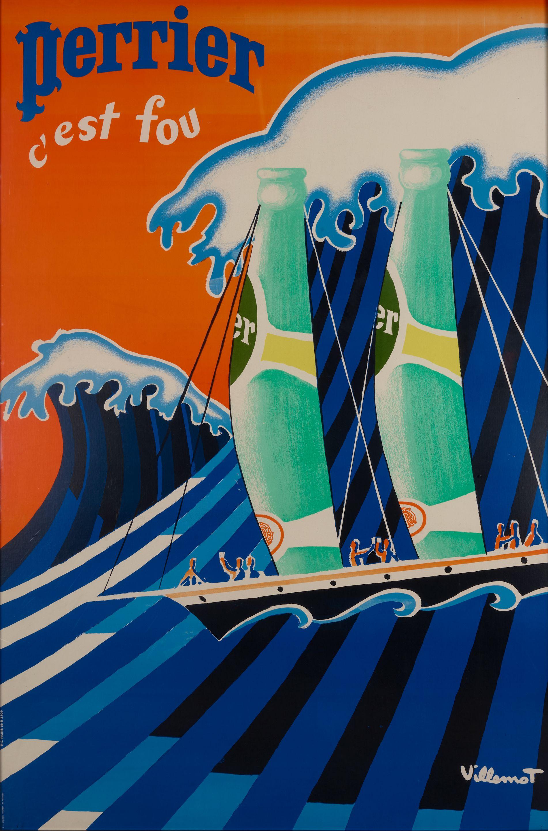 Bernard Villemot - Perrier c\'est fou