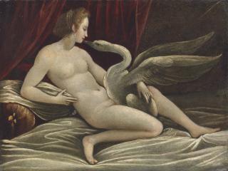 Bernardino Cesari - Leda and the Swan