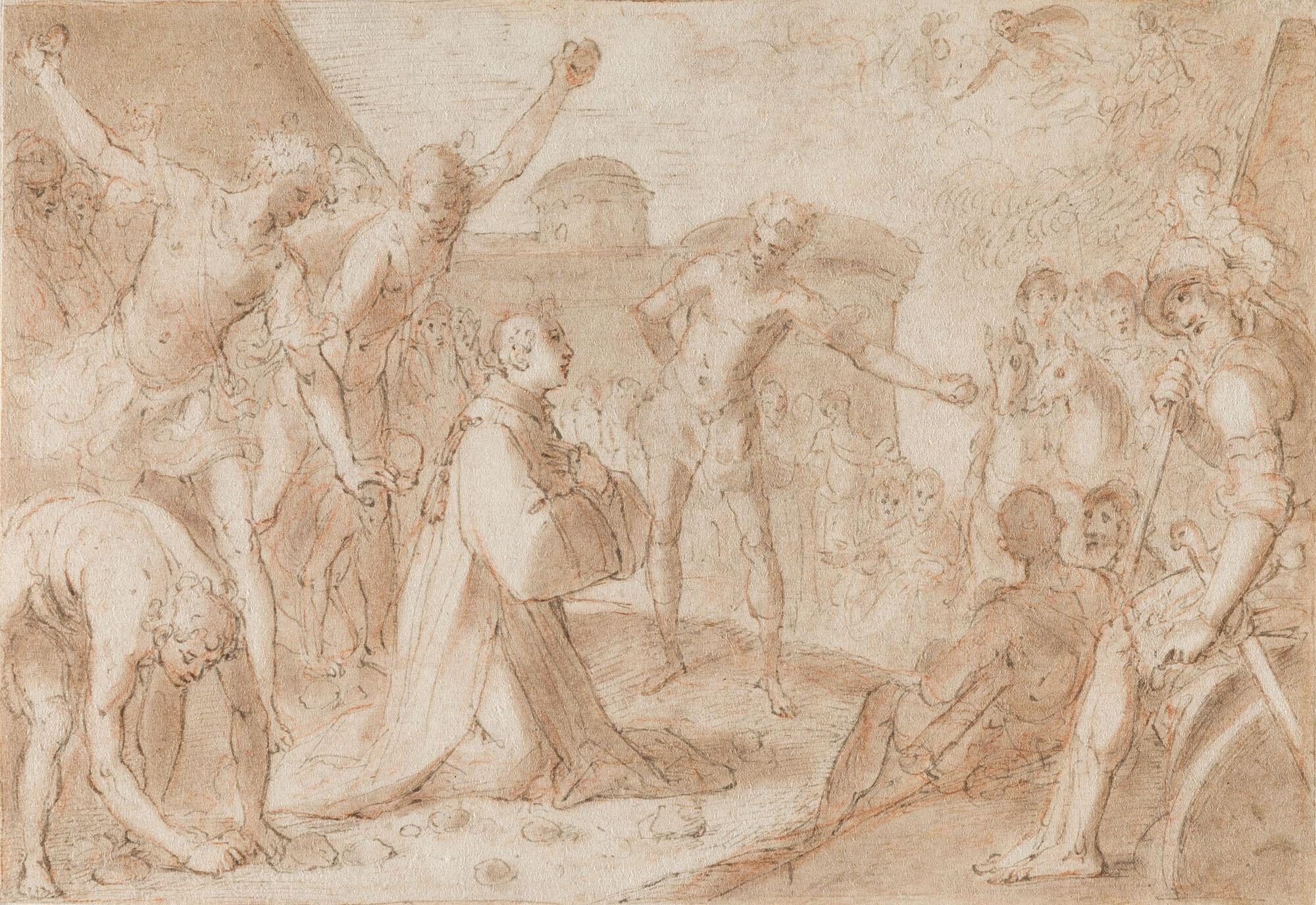 Bernardino Poccetti - Die Steinigung des Hl. Stephanus.