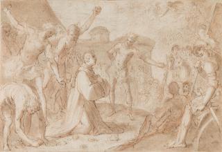 Bernardino Poccetti - Die Steinigung des Hl. Stephanus.