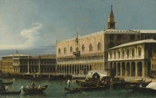 Bernardo Bellotto - Venice, A View Of The Molo, Looking West, With The Palazzo Ducale And South Side Of The Piazzetta