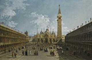 Bernardo Bellotto - Venice, Piazza San Marco Looking East Towards The Basilica