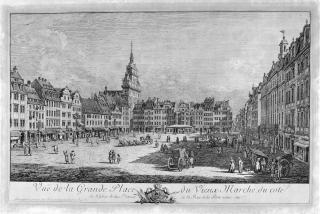 Bernardo Bellotto - Vue de la Grande Place du Vieux Marché (…).