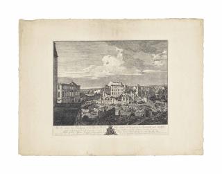 Bernardo Bellotto - Vuë des ruines des Fauxbourgs de la Ville de Dresde