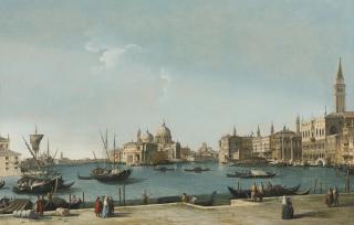 Bernardo Canal - Venice, A View Of The Entrance To The Grand Canal With The Bacino Di San Marco
