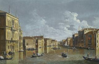 Bernardo Canal - Venice, A View Of The Grand Canal From Palazzo Balbi