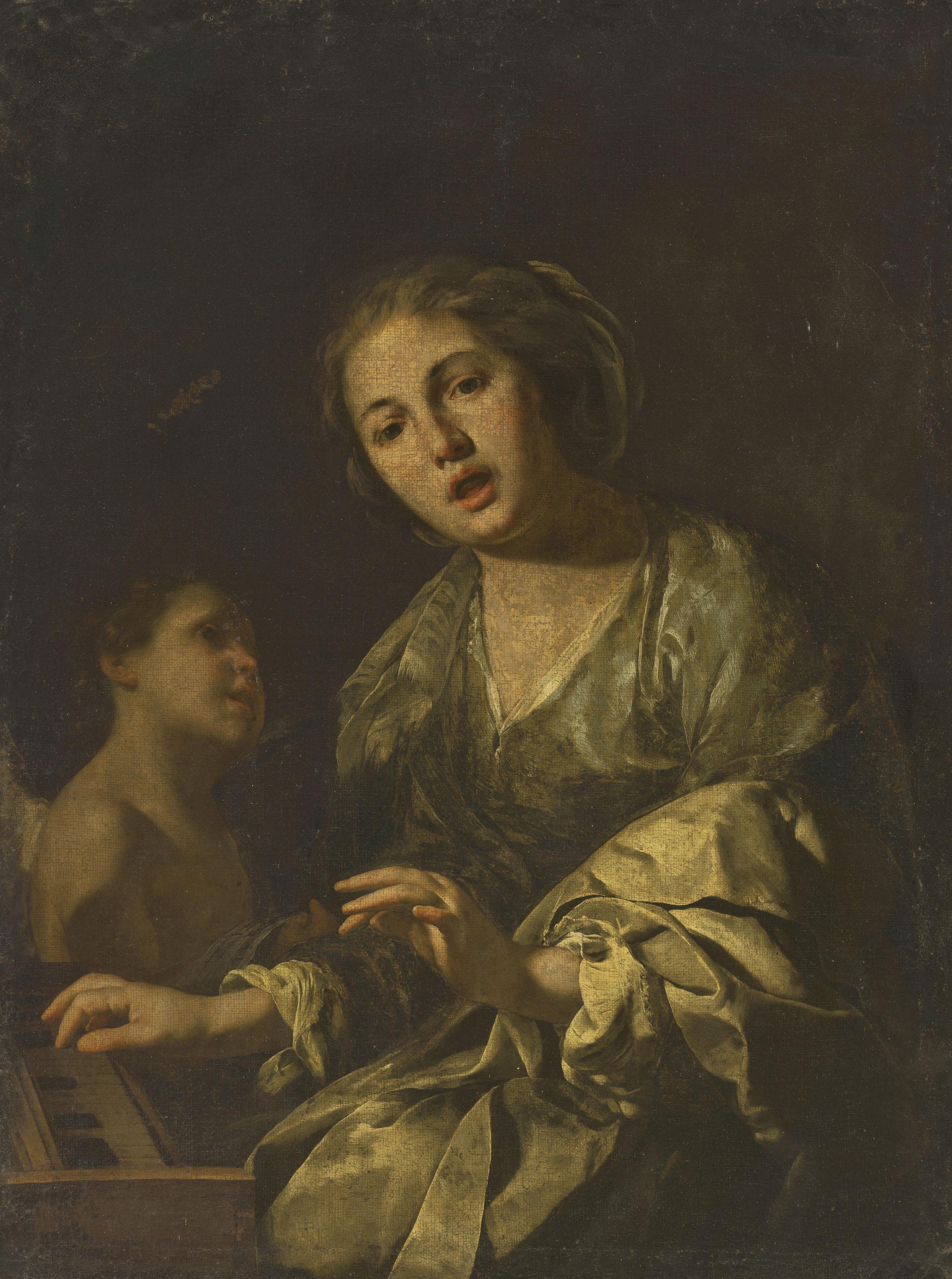Bernardo Cavallino - Saint Cecilia