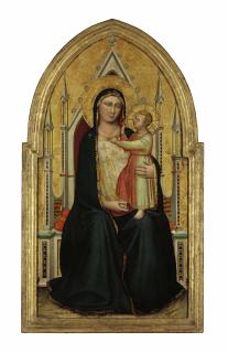 Bernardo Daddi - The Madonna and Child enthroned