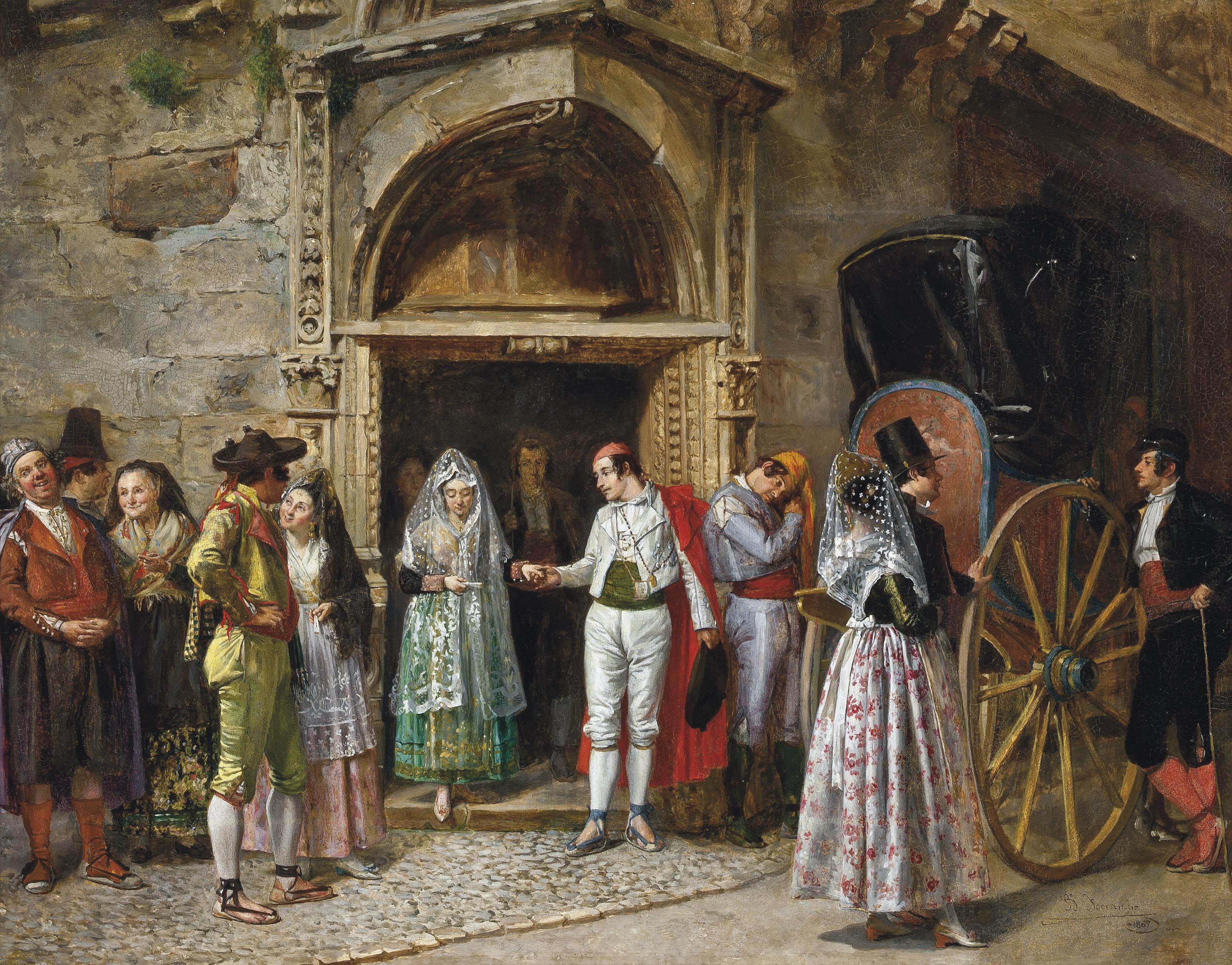 Bernardo Ferrandiz y Badenes - The Newlyweds